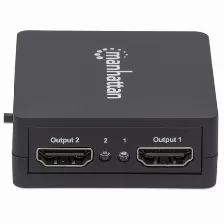 Divisor De Video Manhattan Hdmi, 2 Puertos, 1080p, Duplicador, Alimentacion Via Usb