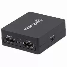 Divisor De Video Manhattan Hdmi, 2 Puertos, 1080p, Duplicador, Alimentacion Via Usb