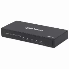 Divisor De Video Manhattan Video Splitter Hdmi 4k De 4 Puertos Hdmi, 5puertos, 3840 X 2160 Pixeles