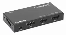 Switch Video Manhattan 207942 Hdmi, Hdmi X 3, 7680 X 4320 Pixeles, 8k Ultra Hd