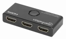 Switch,manhattan,207997, Hdmi 8k@60hz, Bidirec 2 In : 1 Out