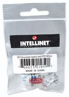 Jack Intellinet Rj45 Cat6 De Impacto (keystone) Blanco