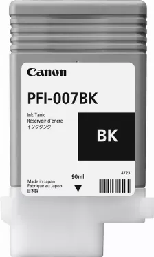 Cartucho De Tinta Canon Pfi-007bk Original, Negro, Rendimiento Estándar