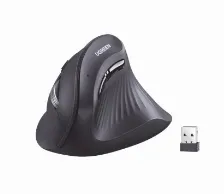Mouse Ugreen Vertical, 5 Botones, 4000 Dpi, Rf Inalambrico/bluetooth, 10 M, Negro