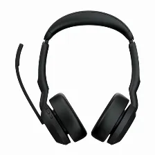 Audífonos Jabra Evolve2 55 Diadema, Inalámbrico, Bluetooth, Negro