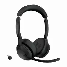 Audífonos Jabra Evolve2 55 Diadema, Inalámbrico, Bluetooth, Negro