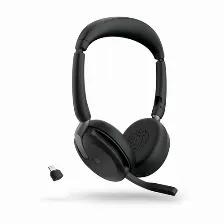 Audífonos Jabra Evolve2 65 Flex Diadema, Inalámbrico Y Alámbrico, Usb, Bluetooth, Negro