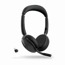 Audífonos Jabra Evolve2 65 Flex Diadema, Inalámbrico Y Alámbrico, Usb, Bluetooth, Negro