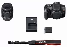 Cámara Digital Canon Eos Juego De Cámara Slr, 24.1 Mp, Sensor Cmos, Max. Res. 6000 X 4000 Pixeles, Pantalla 7.62 Cm (3