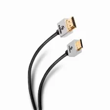 Cable Hdmi Steren 295-880 1.8 M, Negro, Gris