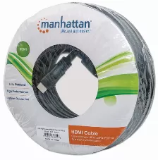Cable Manhattan Hdmi, 3d, Blindado, 22.5 Metros, Negro