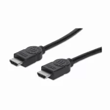 Cable Manhattan Hdmi Macho/macho, 1 Metro, Negro
