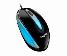 Mouse Genius Dx-mini Optico, Blueeye Alambrico, Usb, 1000dpi, Iluminacion Led, Negro