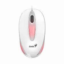 Mouse Genius Dx-mini Optico, Blueeye Alambrico, Usb, 1000dpi, Iluminacion Led, Blanco