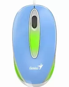 Mouse Genius Dx-mini Optico, Blueeye Alambrico, Usb, 1000dpi, Iluminacion Led, Azul