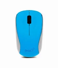 Mouse Inalambrico Optico Genius Nx-7000, Usb, 1200 Dpi, 3 Botones, 2.4 Ghz, Blueeye, Azul