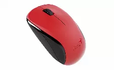 Mouse Inalambrico Optico Genius Nx-7000, Usb, 1200 Dpi, 3 Botones, 2.4 Ghz, Blueeye, Rojo
