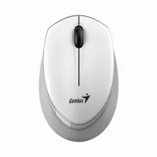 Mouse Optico Inalambrico Genius Nx-7009, Blueeye, 1200dpi, Usb 2.4ghz, Blanco/gris
