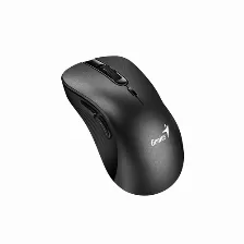 Mouse Ergonomico Genius Ergo 8100s, Inalambrico, Usb, 1600 Dpi, 6 Botones, Silencioso, Negro