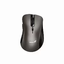 Mouse Ergonomico Genius Ergo 8100s, Inalambrico, Usb, 1600 Dpi, 6 Botones, Titanio
