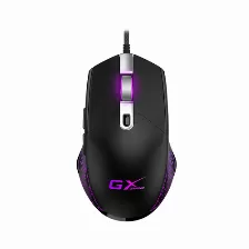 Mouse Alambrico Gx Gaming M705, Usb, 7200 Dpi, Rgb, Negro