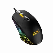 Mouse Alambrico Gx Gaming M705, Usb, 7200 Dpi, Rgb, Negro