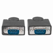 Cable Vga Manhattan 3m Svga, Longitud 3 M, Macho/macho, Negro (311748)