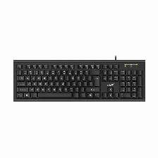 Teclado Genius Kb-113, Usb, Resistente A Salpicaduras, Negro