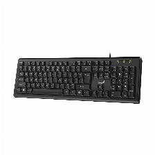 Teclado Genius Kb-113, Usb, Resistente A Salpicaduras, Negro