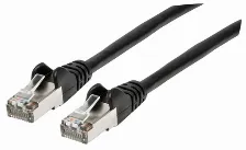 Cable De Red Intellinet Cat6a, S/ftp, Rj-45, 30cm, Negro