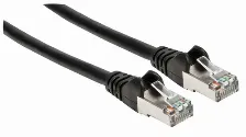 Cable De Red Intellinet Cat6a, S/ftp, Rj-45, 30cm, Negro