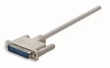 Manhattan Cable Para Impresora Null Modem/serial, Db9 Hembra - Db25 Macho, 1.8 Metros