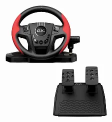 Volante Genius Con Pedales Speedmaster, Compatible Pc/playstation 3/ Playstation 4, Negro