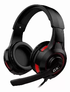 Diadema Genius Con Microfono Gx Gaming Hs-g600v, Usb, 3.5mm, Negro/rojo