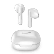 Audifonos Genius Inalambricos Con Microfono, Bluetooth 5.3, Touch, Blanco
