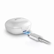 Audifonos Genius Inalambricos Con Microfono, Bluetooth 5.3, Touch, Blanco