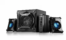 Bocinas Genius Gx Gaming Sw-g2.1 2000 Ii Con Subwoofer, Controlador De Sonido, Negro