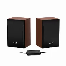 Bocinas Genius Sp-hf380bt, Bluetooth 5.0, 3w Rms, Usb, Acabado Madera