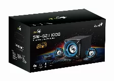 Bocinas Genius Sw-g2.1 Con Subwoofer, Alambricas, 26w Rms, 3.5mm, Rca, Con Control, Negro