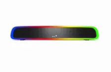 Barra De Sonido Genius 200 Bt, Rgb, Bluetooth, 3.5mm, Negro