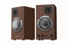 Bocinas Genius Sp-hf500b, Alambricas, 3.5mm, 2.0 Madera