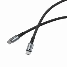 Cable Verbatim, Usb-c A Usb-c, 100w, 120cm, Negro