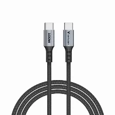 Cable Verbatim, Usb-c A Usb-c, 100w, 120cm, Negro