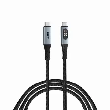 Cable Usb Verbatim, Usb-c A Usb-c, 100w, 480mbps, 120cm, Negro