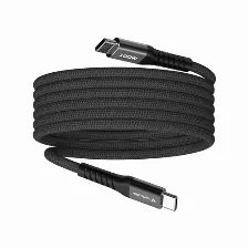 Cable Usb Magnetico Verbatim, Usb-c A Usb-c, 100w, 480mbps, 120cm, Negro