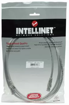 Cable De Red Intellinet Patch Cord Utp 5 Metros, Cat5e Rj45, Gris