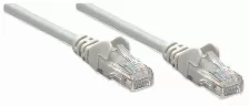 Cable De Red Intellinet Patch Cord Utp 5 Metros, Cat5e Rj45, Gris
