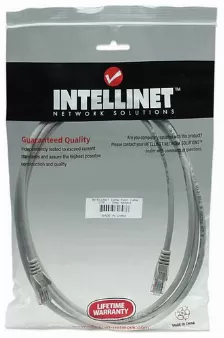 Patchord Intellinet Cable De Red, Cat5e, Utp Cat5e, 7.5 M, U/utp (utp), Gris