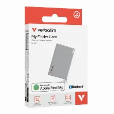 Rastreadores Y Localizadores Verbatim My Finder, Personal, Buscador, Plata, Resistente Al Polvo, Resistente Al Agua, Ip66, 1440 H