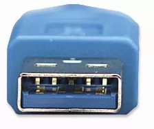 Extensor Manhattan 322447 3 M, Usb A A Usb A, Macho/hembra, 5000 Mbit/s, Azul